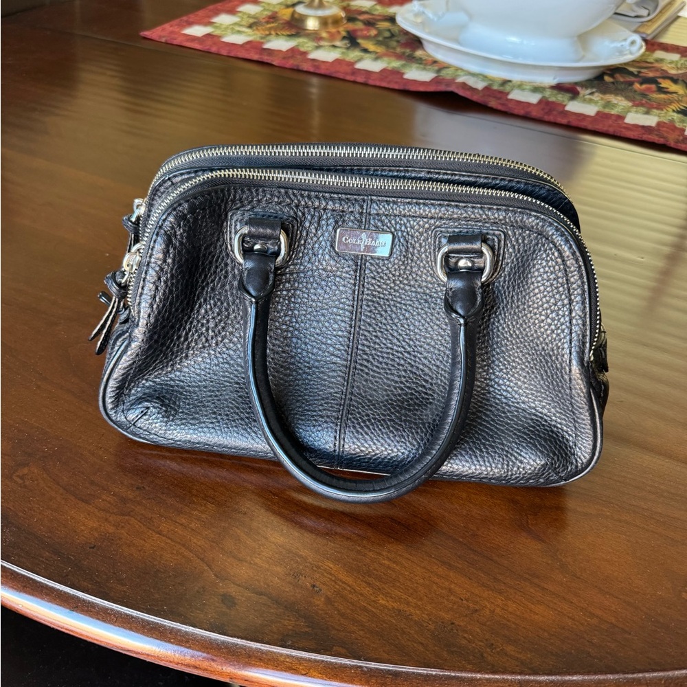 Cole Haan black leather handbag
